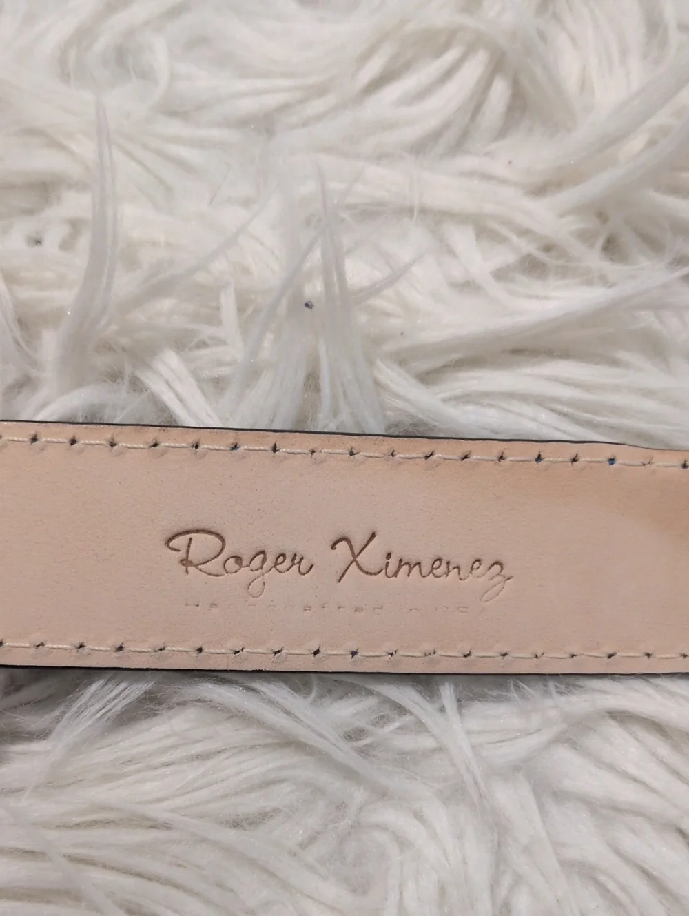 Roger Ximenez Genuine Italian Calf Belt